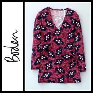 Boden Jersey Wrap Top Size 6